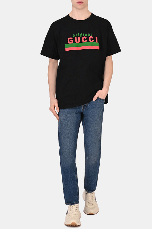 Джинсы GUCCI Синий Мужской 408637 XDBBQ