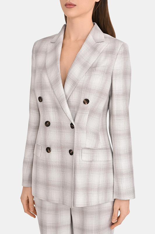 Жакет KITON Серый Женский D46523K0922G08004