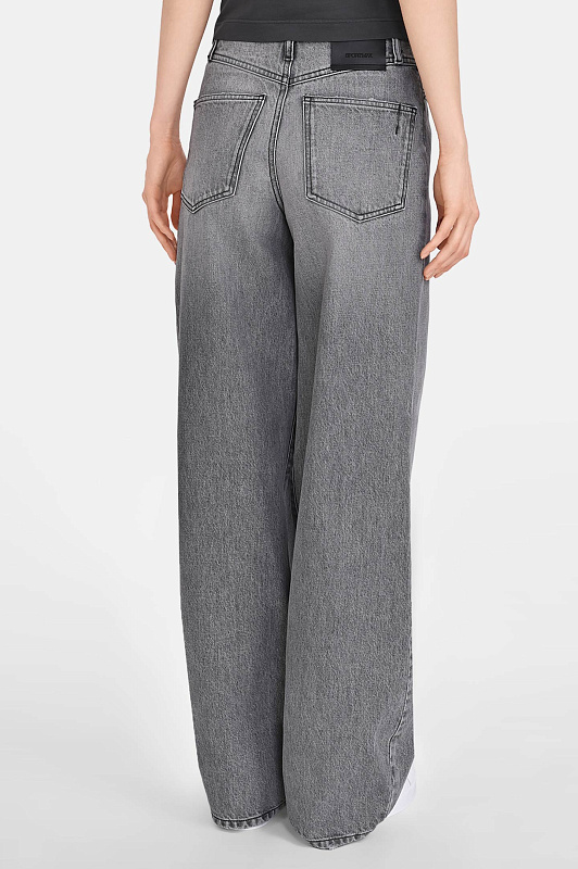 Джинсы SPORTMAX Серый Женский SPDCAREZZA 2612181105600