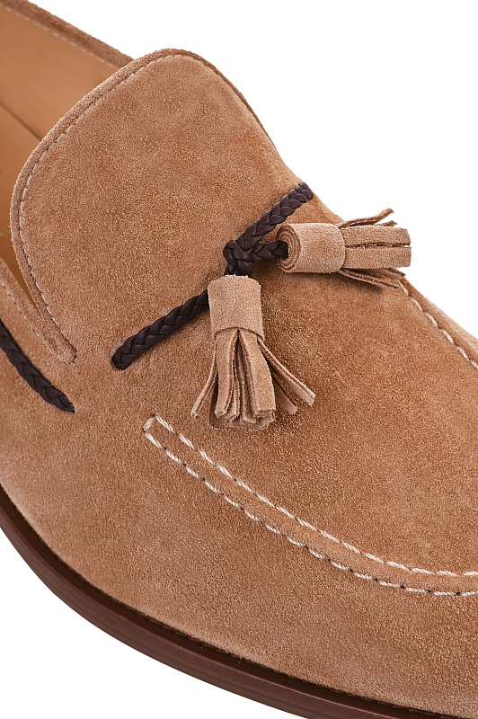 Лоферы BRUNELLO  CUCINELLI Бежевый Мужской MZUCCLB744