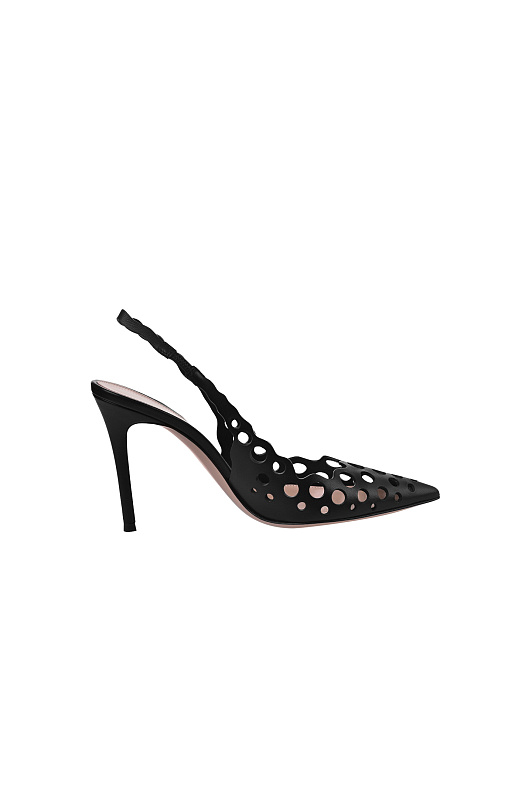 Босоножки GIANVITO ROSSI Черный Женский G95648.95RIC.NXFNERO