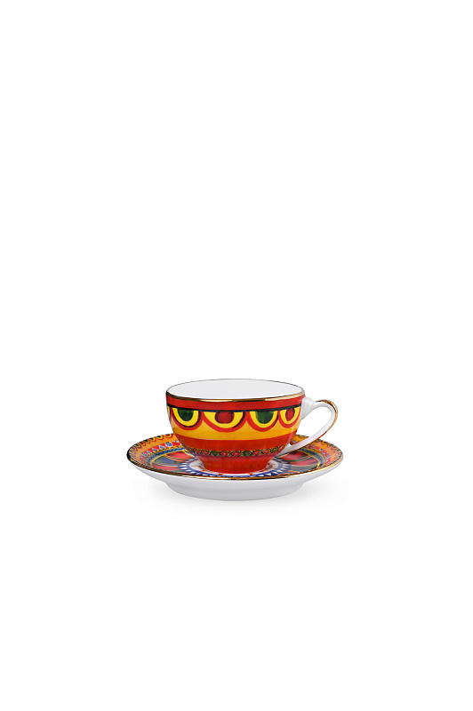 Чашка+Блюдце DOLCE & GABBANA Разноцветный Unisex TC0100 TCA16 Чашка+Блюдце DOLCE & GABBANA Разноцветный Unisex TC0100 TCA16