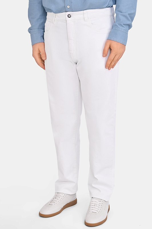 Брюки хлопок CANALI Белый Мужской PD01661 91747