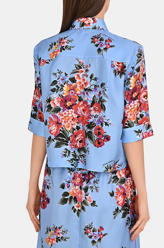 Блуза DOLCE & GABBANA  Голубой Женский F5T50TIS11I