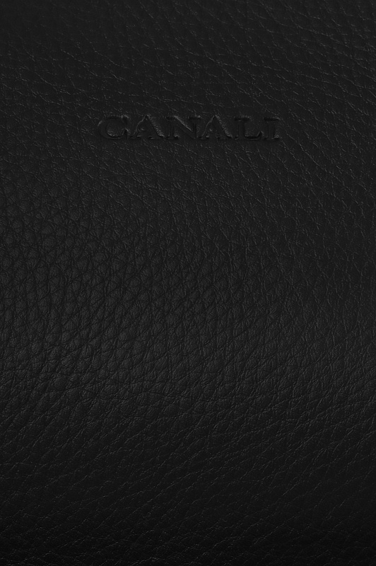 Деловая сумка с ремнём CANALI Черный Мужской P325390NA00226