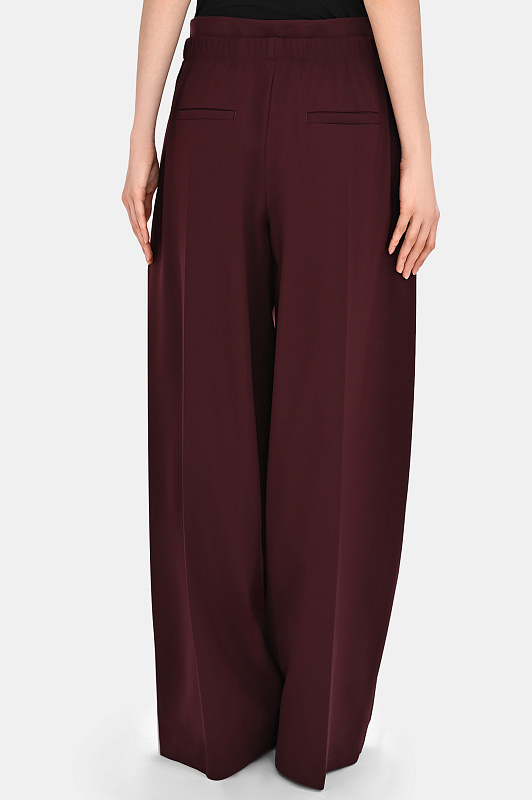 Брюки SPORTMAX Бордовый Женский QUITO 2522136022600