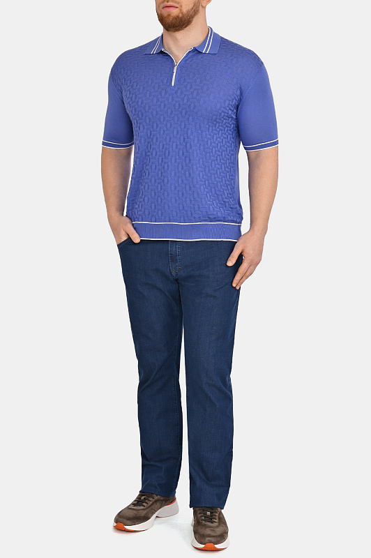 Поло CASTANGIA Голубой Мужской NC04