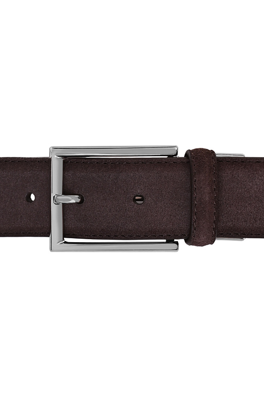 Ремень CANALI Темно-коричневый Мужской 50CKB00477
