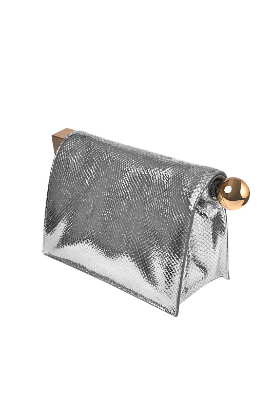 Клатч JACQUEMUS Серебряный Женский BAW00356AC05A04