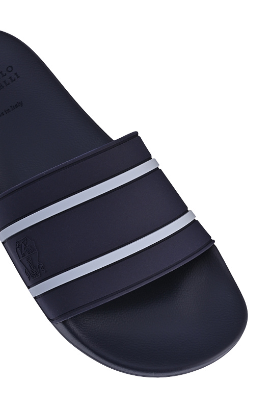 Шлепанцы BRUNELLO  CUCINELLI Синий Мужской MZUPOSR302