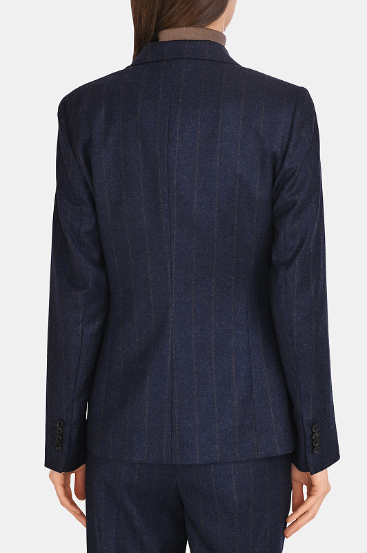 Жакет KITON Темно-синий Женский D15510K0540I0