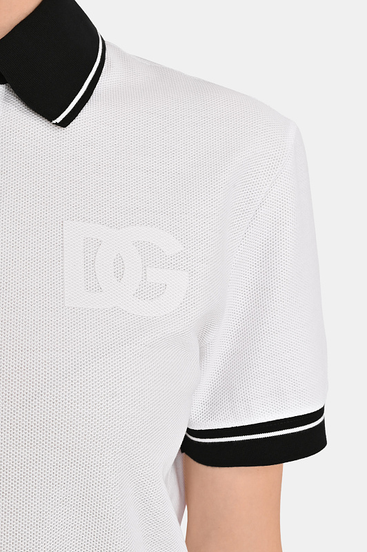 Поло DOLCE & GABBANA Белый Женский F8V33Z GDDMH Поло DOLCE & GABBANA Белый Женский F8V33Z GDDMH