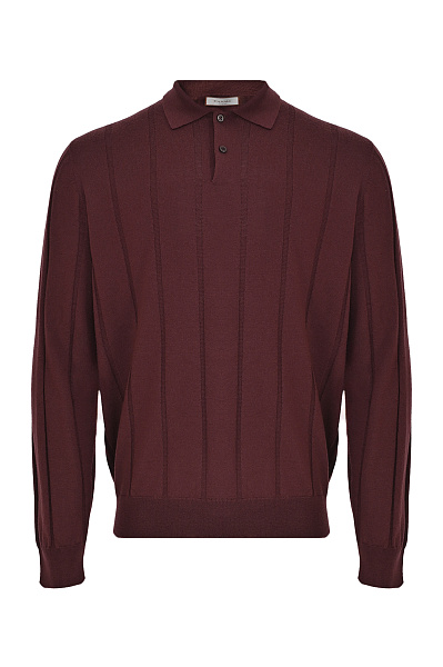 Поло бордовое CANALI Поло бордовое CANALI