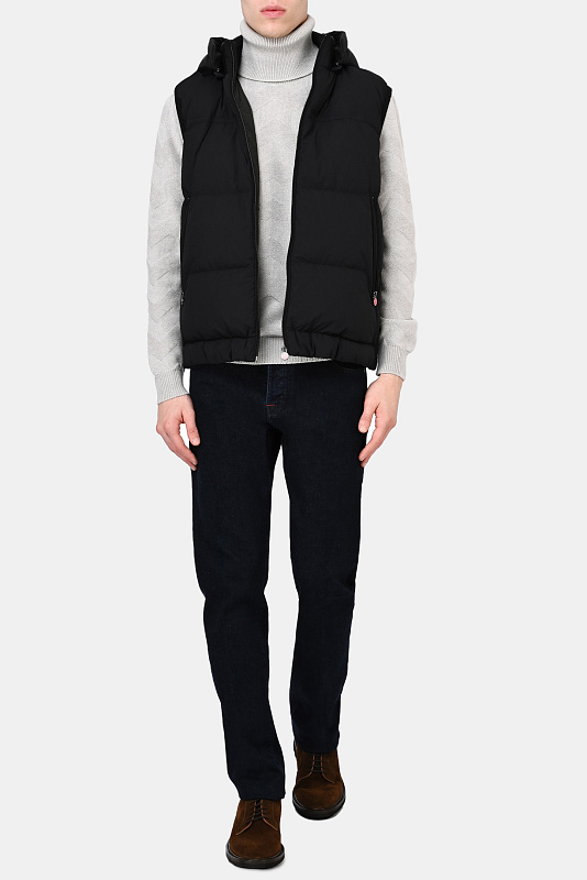 Жилет KITON Синий Мужской UW1036V039