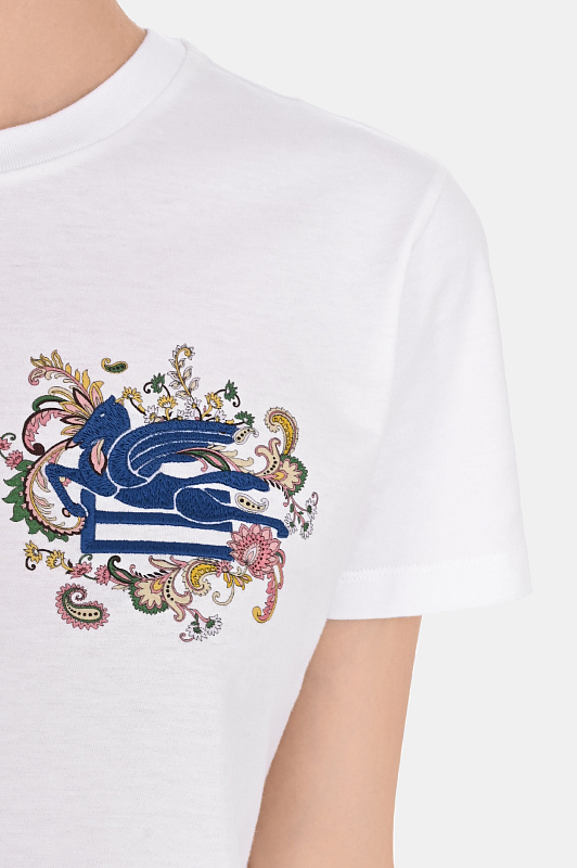 Футболка ETRO Белый Женский WRMA0006 AK788