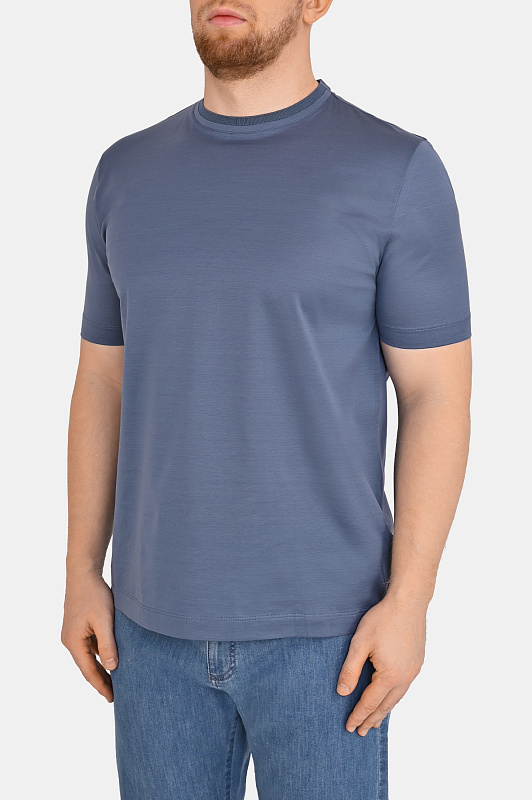 Футболка CANALI Синий Мужской T0922MJ00002