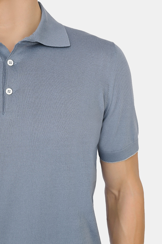 Поло (Джемпер) BRUNELLO  CUCINELLI Голубой Мужской M29800125