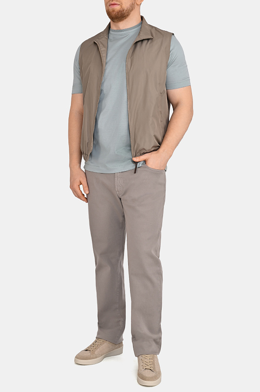 Футболка CANALI Зеленый Мужской T0922MJ00002