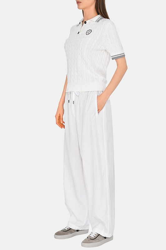 Поло BRUNELLO  CUCINELLI Белый Женский M19756505