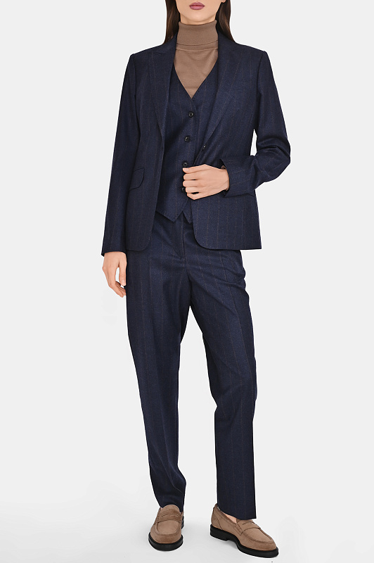 Жилет KITON Темно-синий Женский D47456K0540I0 Жилет KITON Темно-синий Женский D47456K0540I0
