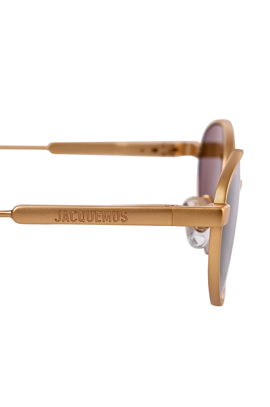 Очки+чехол и салф. JACQUEMUS Коричневый Unisex JAC120C1SUN/K 