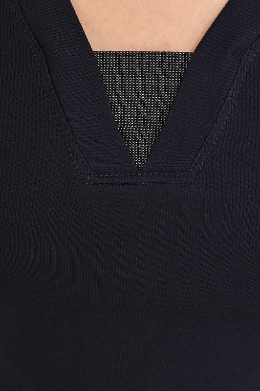 Футболка BRUNELLO  CUCINELLI Темно-синий Женский M0TC8EL692