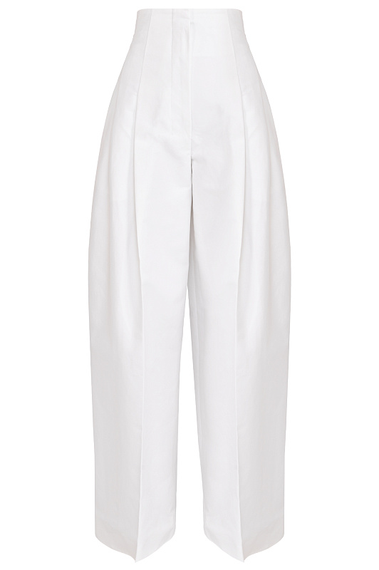Брюки JACQUEMUS Белый Женский PAW00642AW00741 Брюки JACQUEMUS Белый Женский PAW00642AW00741