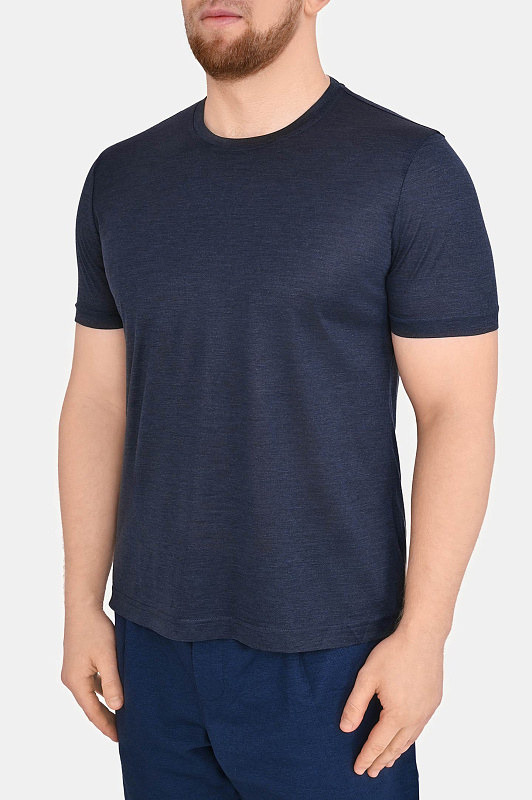 Футболка CAPOBIANCO Темно-синий Мужской 18M660.OP00.