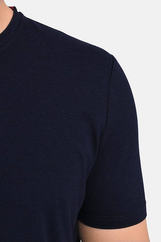 Футболка CAPOBIANCO Темно-синий Мужской 18M660.TM00.