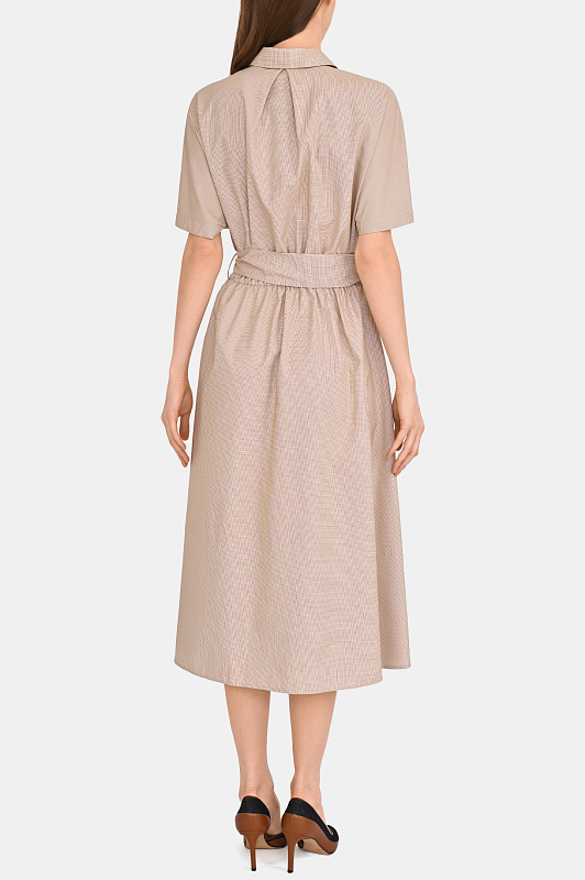 Платье+пояс KITON Бежевый Женский D59304K0903G04009 