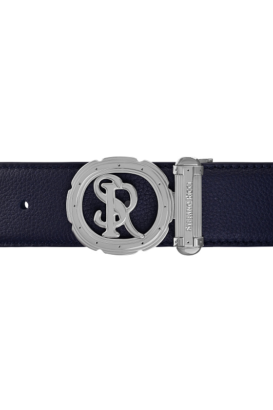 Ремень STEFANO RICCI Темно-синий Мужской N381MR C527P