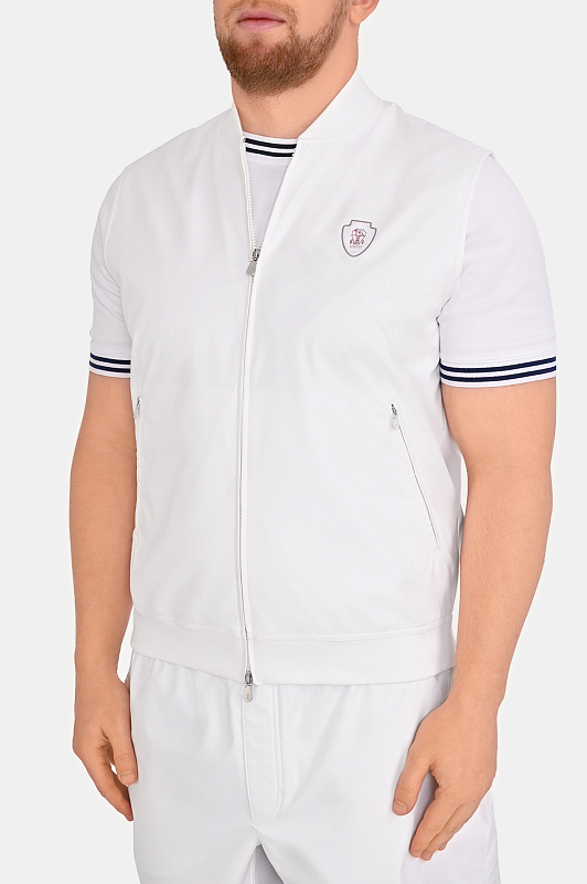 Жилет BRUNELLO  CUCINELLI Белый Мужской MB4229083T