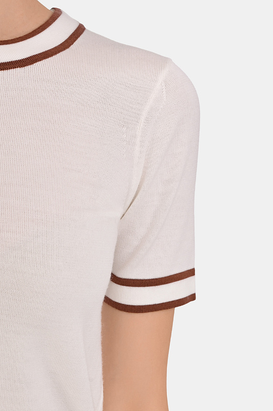 Джемпер KITON Белый Женский D617030