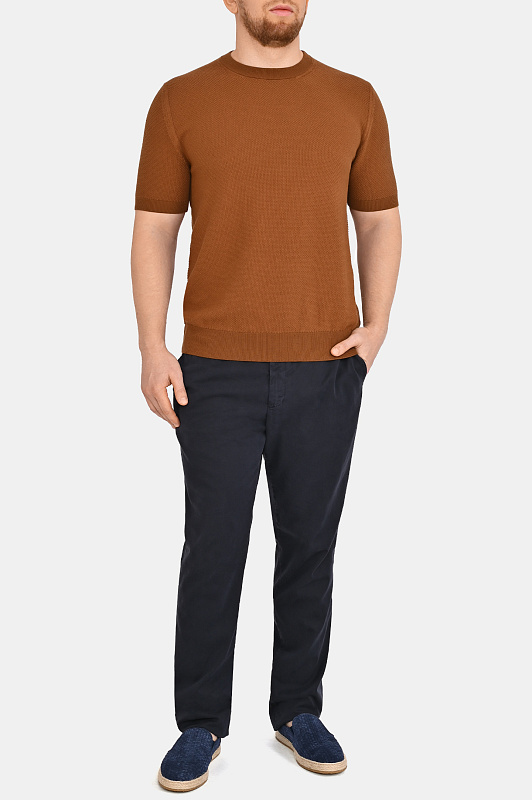 Джемпер CANALI Коричневый Мужской C0719MK02461