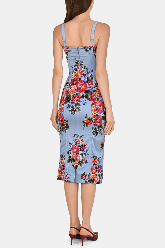 Платье DOLCE & GABBANA  Голубой Женский F60DGTFSICE