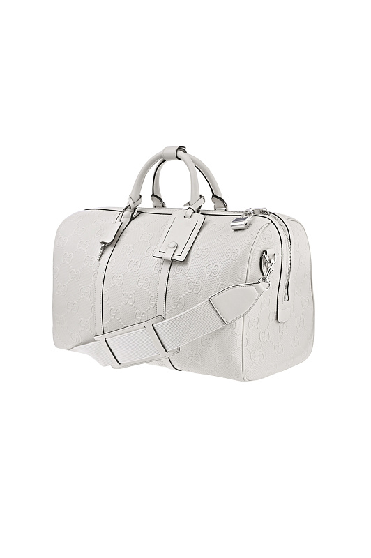 Дорожная сумка GUCCI Белый Unisex 625768 1W3CN