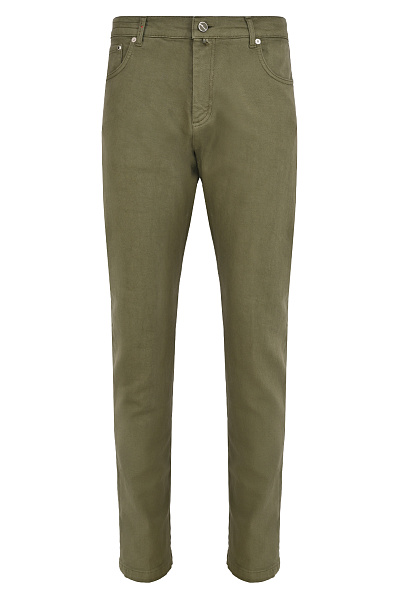 Джинсы зеленые KITON