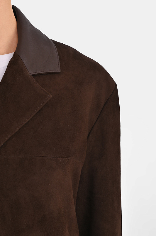 Жакет SIMONETTA  RAVIZZA Темно-коричневый Женский S06JA402S1L1/C