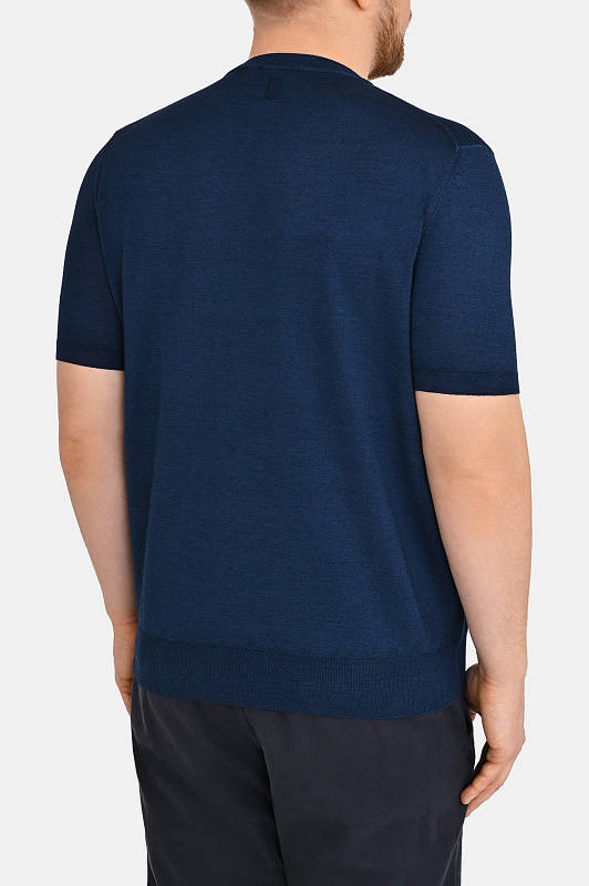 Джемпер CANALI Темно-синий Мужской C0719MK02476