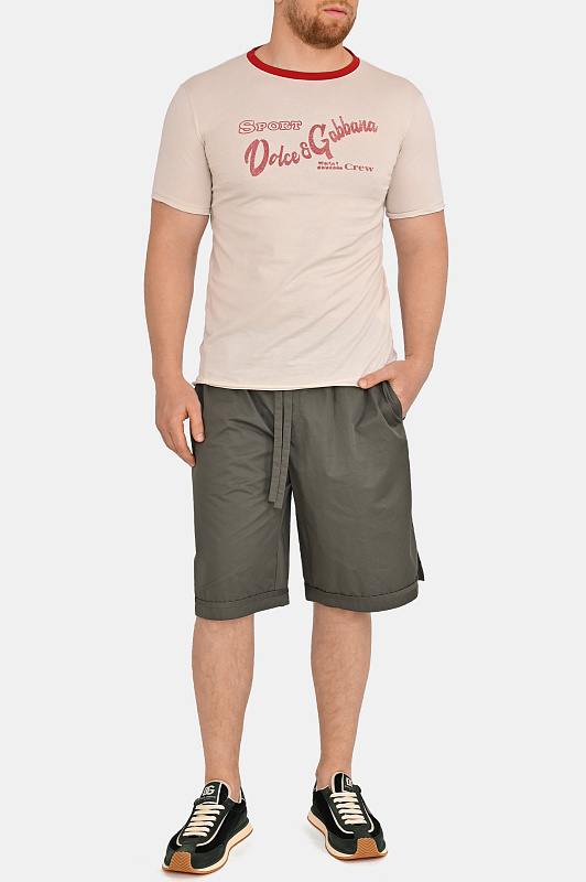 Футболка DOLCE & GABBANA  Молочный Мужской G8TI9T G7POX