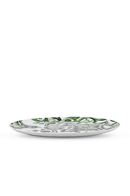 Овальное блюдо с орнаментом DOLCE & GABBANA  Разноцветный Unisex TC0025 TCA37