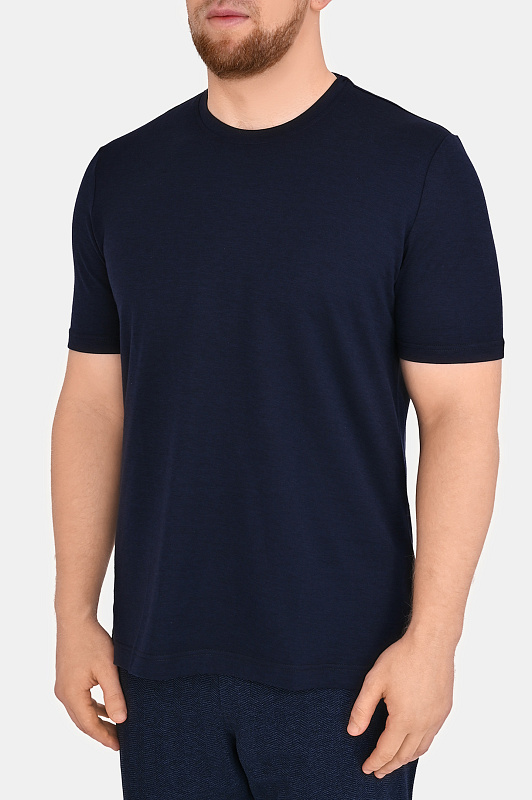 Футболка CAPOBIANCO Темно-синий Мужской 18M660.TM00.