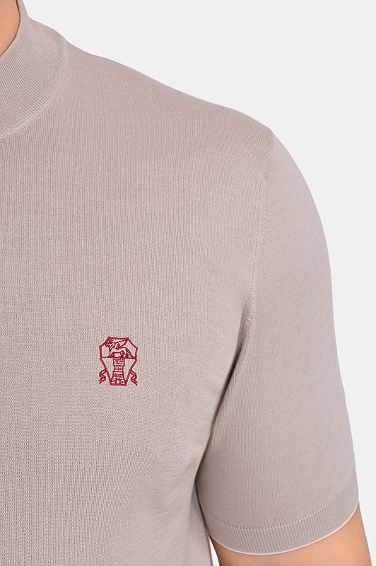 Джемпер BRUNELLO CUCINELLI Бежевый Мужской M29800104 Джемпер BRUNELLO CUCINELLI Бежевый Мужской M29800104