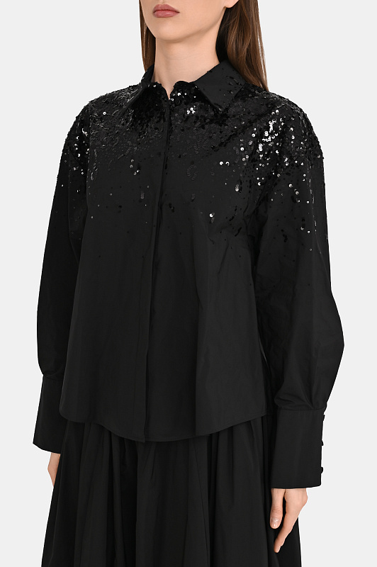 Блуза ZUHAIR MURAD  Черный Женский RSH26335 TABL009