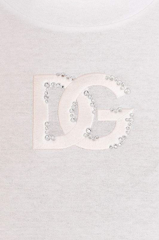 Футболка DOLCE & GABBANA  Белый Женский F8N08Z GDDMB