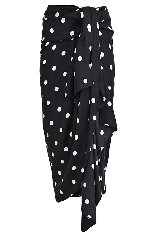 Юбка SPORTMAX Черно-белый Женский SPXGENTILE 2612101012600 Юбка SPORTMAX Черно-белый Женский SPXGENTILE 2612101012600