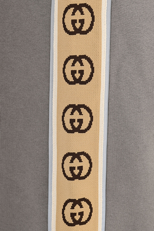 Брюки спорт GUCCI Серый Мужской 630713 XJBUW