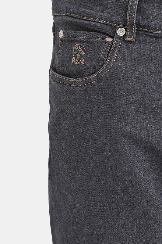 Джинсы BRUNELLO CUCINELLI Серый Мужской M230PO1090 Джинсы BRUNELLO CUCINELLI Серый Мужской M230PO1090