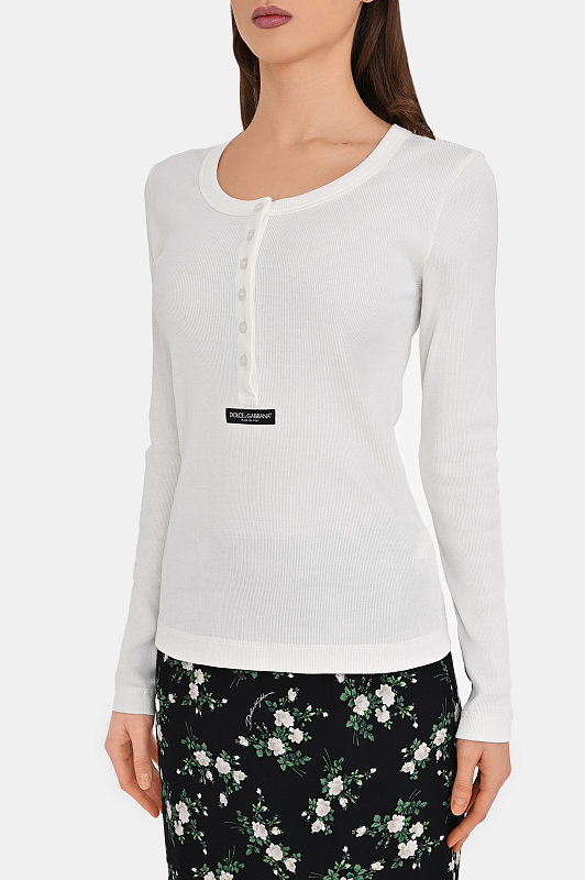 Джемпер DOLCE & GABBANA  Молочный Женский F8W44TFU7AV