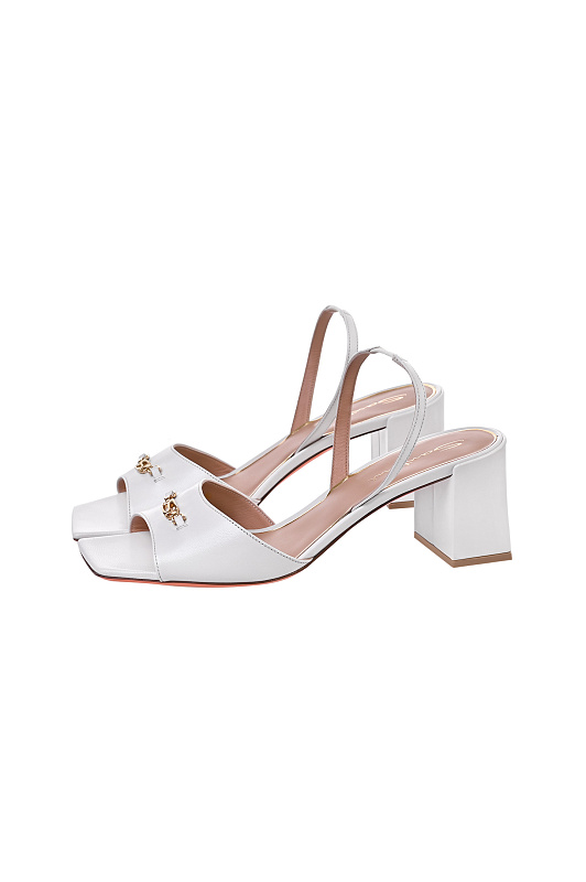 Босоножки SANTONI Белый Женский WHPG72055HA2NWLN Босоножки SANTONI Белый Женский WHPG72055HA2NWLN